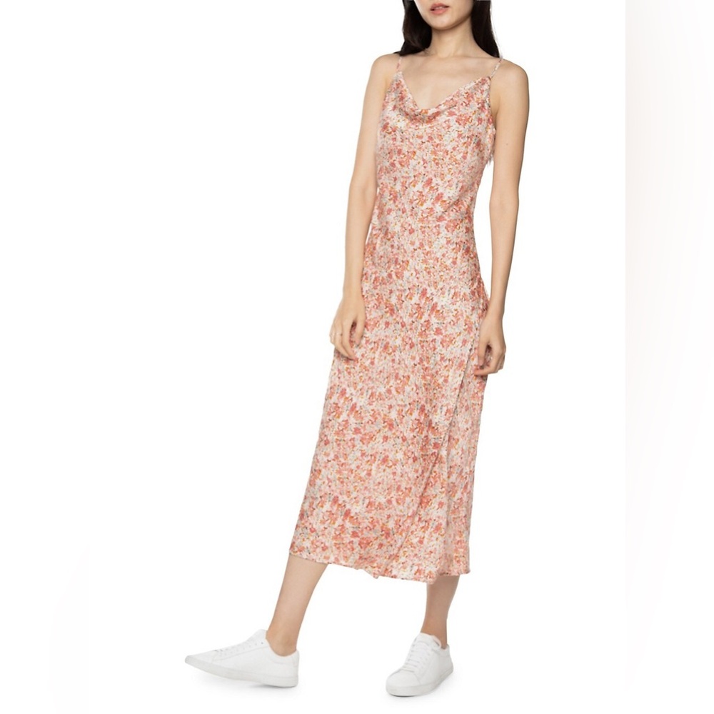 NWOT Pink Floral Midi